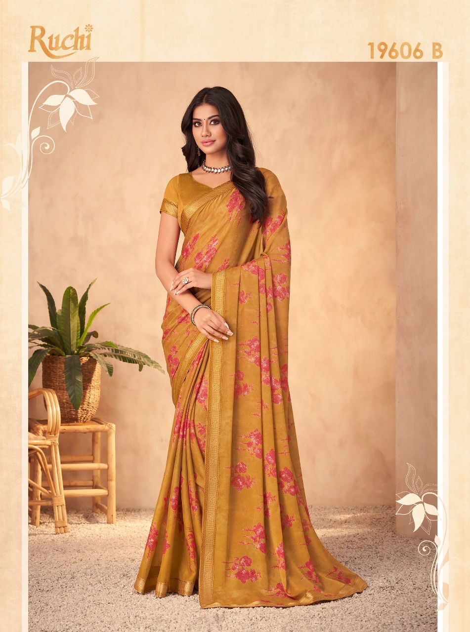 Chandni 3rd Edition Ruchi Wholesale Daily Wear Sarees Catalog